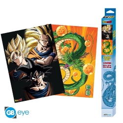 Capa do artigo Dragon Ball Chibi Goku & Shenron poster set (52x38 cm)