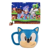 Capa do artigo Conjunto Sonic the Hedgehog Caneca & Puzzle