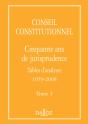 Conseil Constitutionnel. Cinquante Ans De Jurisprudence - Tome 3 Tables D'Analyses 1959-2008 - Preview