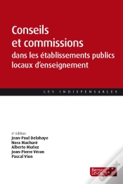 Capa do artigo Conseils Et Commissions Dans Les Eple (6e Édition)