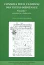 Conseils Pour L'Édition Des Textes Médiévaux T.1 ; Conseils Généraux - Preview