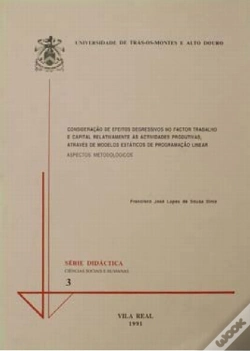 Capa do artigo Consideraçäo de Efeitos Degressivos no Factor Trabalho e Capital