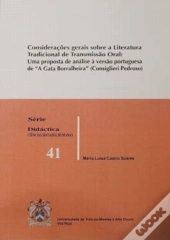 Considerações Gerais Sobre a Literatura Tradicional de Transmissão Oral