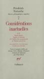 Considerations Inactuelles I Et Ii ; Fragments Posthumes - Preview