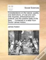 Capa do artigo Considerations On The Nature, Quality, A