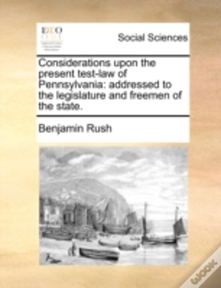 Capa do artigo Considerations Upon The Present Test-Law