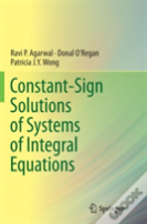 Constant-Sign Solutions Of Systems Of Integral Equations