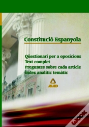 Capa do artigo Constitucio Espanyola. Questionari Per A Oposicions