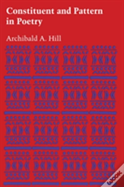 Capa do artigo Constituent And Pattern In Poetry