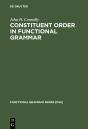 Constituent Order In Functional Grammar - Preview