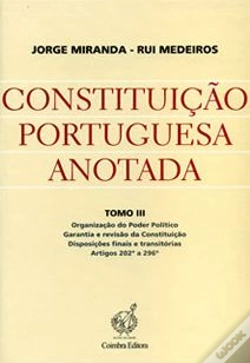 Capa do artigo Constituição Portuguesa Anotada - Tomo III