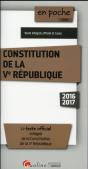 Constitution De La Ve Republique 2016-2017, 8eme Ed. - Preview