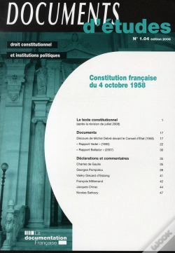 Capa do artigo Constitution Française Du 4 Octobre 1958 ; T.1.04