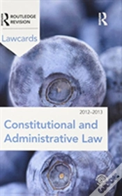 Capa do artigo Constitutional And Administrative Lawcards 2012-2013