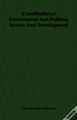 Capa do artigo Constitutional Government And Politics, Nature And Development