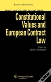 Capa do artigo Constitutional Values And European Contract Law