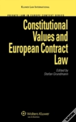 Capa do artigo Constitutional Values And European Contract Law