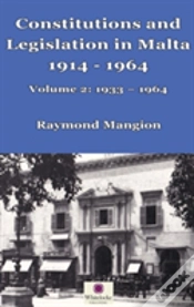 Capa do artigo Constitutions And Legislation In Malta 1914 - 1964