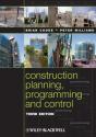 Construction Planning, Programming And Control - Preview