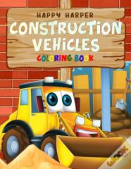 Construction Vehicles Coloring Book