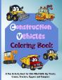Construction Vehicles Coloring Book - Preview