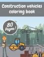 Construction Vehicles Coloring Book - Preview