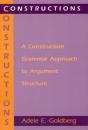 Constructions Â€“ A Construction Grammar Approach To Argument Structure - Preview