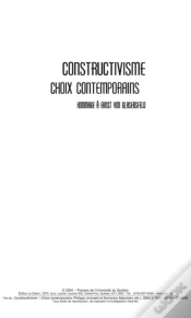 Capa do artigo Constructivisme : Choix Contemporains. Hommage A Ernst Von Glasersfeld