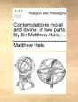 Contemplations Moral And Divine: In Two - Preview