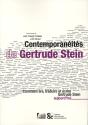 Contemporanéités De Gertrude Stein - Preview
