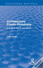 Capa do artigo Contemporary French Philosophy (Routledge Revivals)