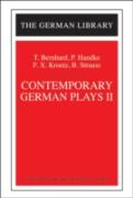 Contemporary German Plays