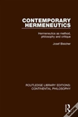 Capa do artigo Contemporary Hermeneutics