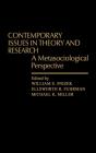 Contemporary Issues In Theory And Research - Preview