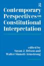 Contemporary Perspectives On Constitutional Interpretation - Preview
