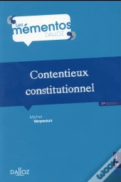 Contentieux Constitutionnel - 1re Edition