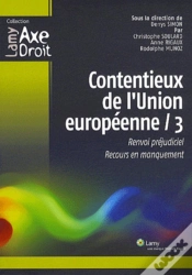 Capa do artigo Contentieux De L