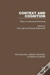 Capa do artigo Context And Cognition