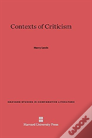 Contexts Of Criticism