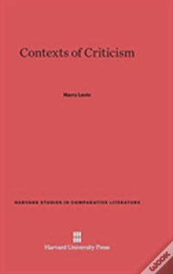 Capa do artigo Contexts Of Criticism