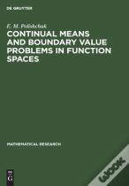 Continual Means And Boundary Value Problems In Function Spaces