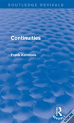 Capa do artigo Continuities (Routledge Revivals)