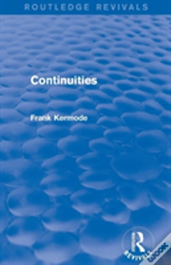 Capa do artigo Continuities (Routledge Revivals)