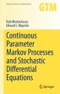 Continuous Parameter Markov Processes And Stochastic Differential Equations - Preview