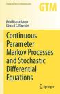 Continuous Parameter Markov Processes And Stochastic Differential Equations - Preview