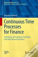 Continuous Time Processes For Finance