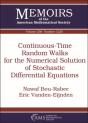 Continuous-Time Random Walks For The Numerical Solution Of Stochastic Differential Equations - Preview