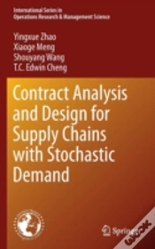 Capa do artigo Contract Analysis And Design For Supply Chains With Stochastic Demand