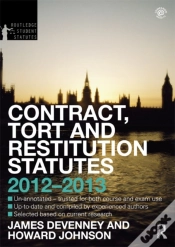 Capa do artigo Contract, Tort And Restitution Statutes 2012-2013