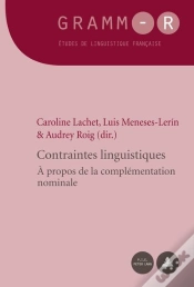 Capa do artigo Contraintes Linguistiques : À Propos De La Complémentation Nominale